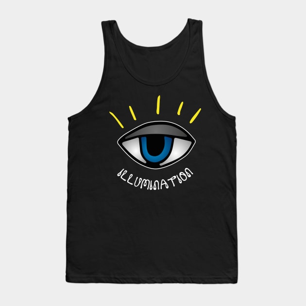 Illumination eye Tank Top by desperateandy